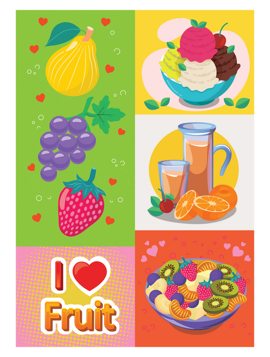 Fruit Pop Art Wall Decor