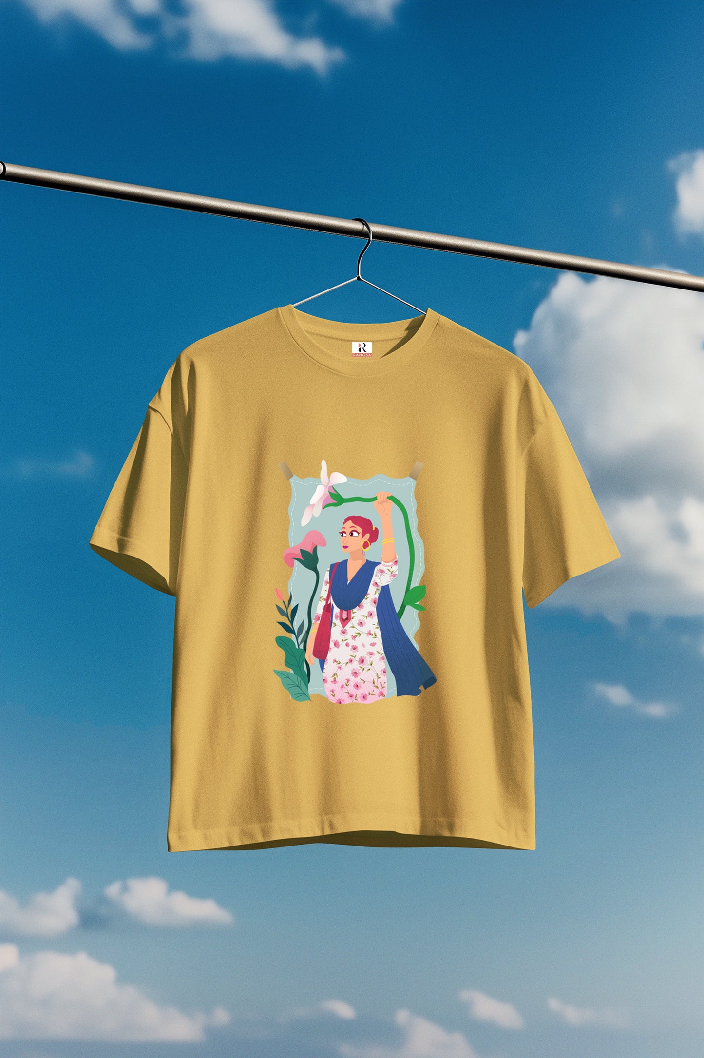 Soft and Cozy Cotton Round Neck Half Sleeve Oversized tee